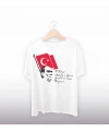 19 Mayıs Baskılı T-shirt - Beyaz