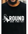 Erkek Around Baskılı Süprem T-shirt