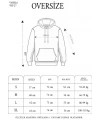 Erkek 3 İplik Pamuklu Oversize Kapüşonlu Nakışlı Hoodie SweatShirt - Siyah
