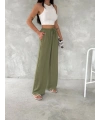 Kadın Ayrobin Oversize Kadın Pantolon - Mint Yeşili