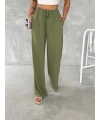 Kadın Ayrobin Oversize Kadın Pantolon - Mint Yeşili