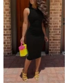 Kadın Bodycon Midi Boy Dalgıç Elbise