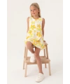 Roly Poly 3393-3 Kız Çocuk Çiçekli Elbise