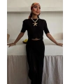 Triko Bluz Pantolon İkili Takım 10084-025