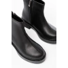 02-3033 Siyah Fermuarlı Günlük Kadın Bot