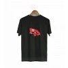 1 Mayıs Emek ve Dayanışma Bayraklı Emekçi Baskılı Bisiklet Yaka T-shirt - Siyah