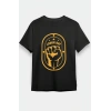 1 Mayıs Labor Day Emekçi Temalı Baskılı Oversize Bisiklet Yaka T-shirt - Siyah