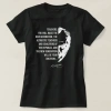 24 Kasım Öğretmenler Günü Temalı Baskılı Bisiklet Yaka T-shirt - Siyah