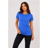3’lü Kısa Kollu Bisiklet Yaka Basic Slim Fit T-Shirt -Petrol Mavisi  - Bej - Mavi