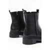 812-2012 Siyah Luna Fermuarlı Günlük Kadın Bot