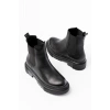 812-2137 Siyah Lastikli Günlük Kadın Bot