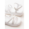 861-1016 Beyaz Dolgu Kadın Sandalet