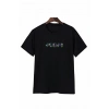 Anneler Günü Mom Çiçek Temalı Baskılı Oversize Bisiklet Yaka T-shirt - Siyah