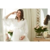 Aqua 26355 Otrişli Şifon Pullu Brodeli Sabahlık