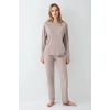 Arnetta 3407-S Kadın Uzun Kol Pijama Takım