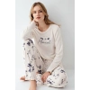 Arnetta 3411-S Kadın Uzun Kol Pijama Takım