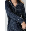 Arnetta 3430-S Kadın Gömlek Yaka Pijama Takımı
