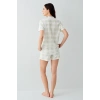 Arnetta 3578-S Kadın Gömlek Pijama Şort Takım