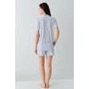 Arnetta 3601-S Kadın Gömlek Pijama Şort Takım