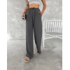 Ayrobin Oversize Kadın Pantalon - Füme