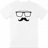 Babalar Günü Hediye Baba Temalı Baskılı Oversize Bisiklet Yaka T-shirt - Beyaz