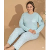 Boyraz ML-01096 Kadın Battal Pijama Takımı
