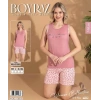 Boyraz ML-01383 Kadın Sıfır Kol Şort Takım