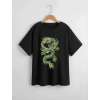 Çocuk Unisex Baskılı T-Shirt - Siyah