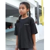 Çocuk Unisex Baskılı T-Shirt - Siyah