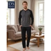 Ds Damat 2603 Erkek Mavenck Uzun Kol Pijama Takımı