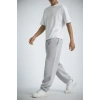 Erkek Baggy Alt Eşofman - Gri