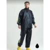 Erkek Motorcu Kurye Su Gecirmez Yağmurluk Takım - Siyah