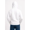 Erkek Üç İplik Kapüşonlu Kanguru Cepli SweatShirt hoodie - Beyaz
