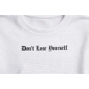 Erkek Wafıl Kumaş Tişört Regular Kalıp Bisiklet Yaka Baskılı T-Shirt - Beyaz