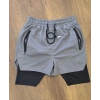 İç Cepli Sporcu Alt Taytlı Şort - GRİ