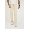 Jakar Kutu Desenli Baggy Eşofman Pantolon - Bej