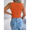 Kadın Askılı Bisiklet Yaka Güpüs Dekolteli Triko Crop Bluz