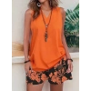 Kadın Askılı V Yakalı Sandy Bluz Ve Desenli Short Ikili Takım