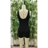 Kadın Kare Yaka Sırt Dekolte Detay Dalgıç Bodycon Mini Tulum