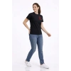 Kadın TÜRKİYE Ay Yıldız Baskılı Taraftar Forma T-Shirt - Siyah