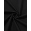 Erkek Kısa Kol Yazlık Tişört Bisiklet Yaka Baskılı Oversize T-Shirt - Siyah