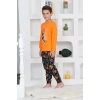 Kapitex 5153 Erkek Çocuk Uzun Kol Pijama Takımı