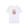 Kız Labubu Çocuk Baskılı T-Shirt - Beyaz