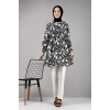 Moda Çizgi Desenli Tunik