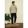 Moda Çizgi Erkek Pamuk Alt Eşofman 7006