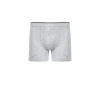 Moda Çizgi Erkek Pamuk Likralı Boxer Gri 40133