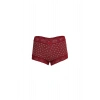 Moda Çizgi Kadın Pamuklu 2li Boxer Bordo 40266