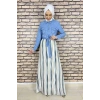 Moda Çizgi Tesettür Elbise
