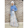 Moda Çizgi Tesettür Elbise