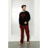 Moda Çizgi WelSoft Polar Erkek Pijama Takımı 6798